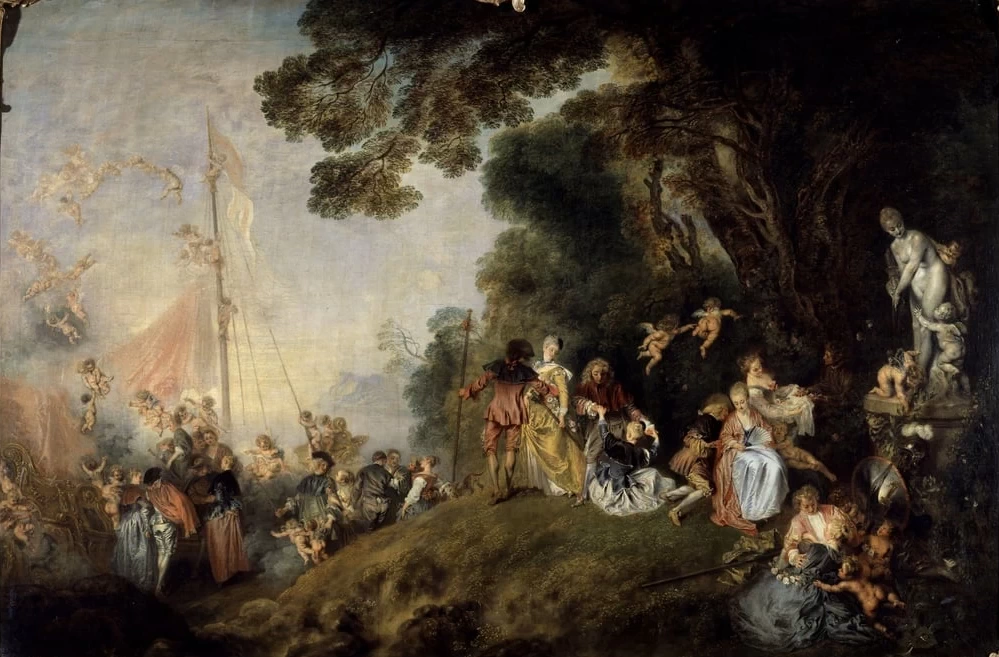 Imbarco per l'isola di Cithere - Schloss Charlottenburg, Berlino